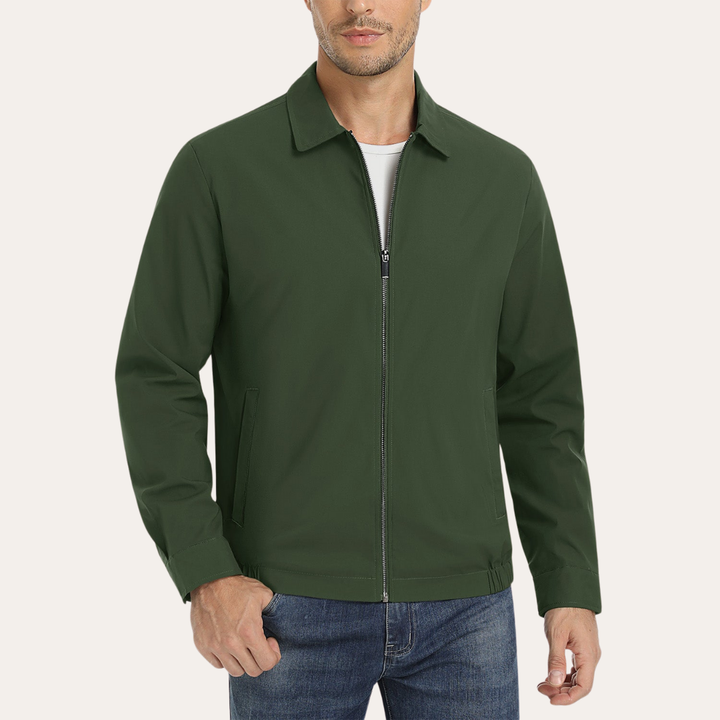 Herren Übergangsjacke mit Reißverschluss Basic Blouson | Vestea