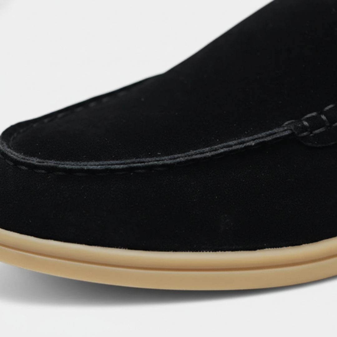 Men Orthopedic Synthetic Suede Slip-On Loafers