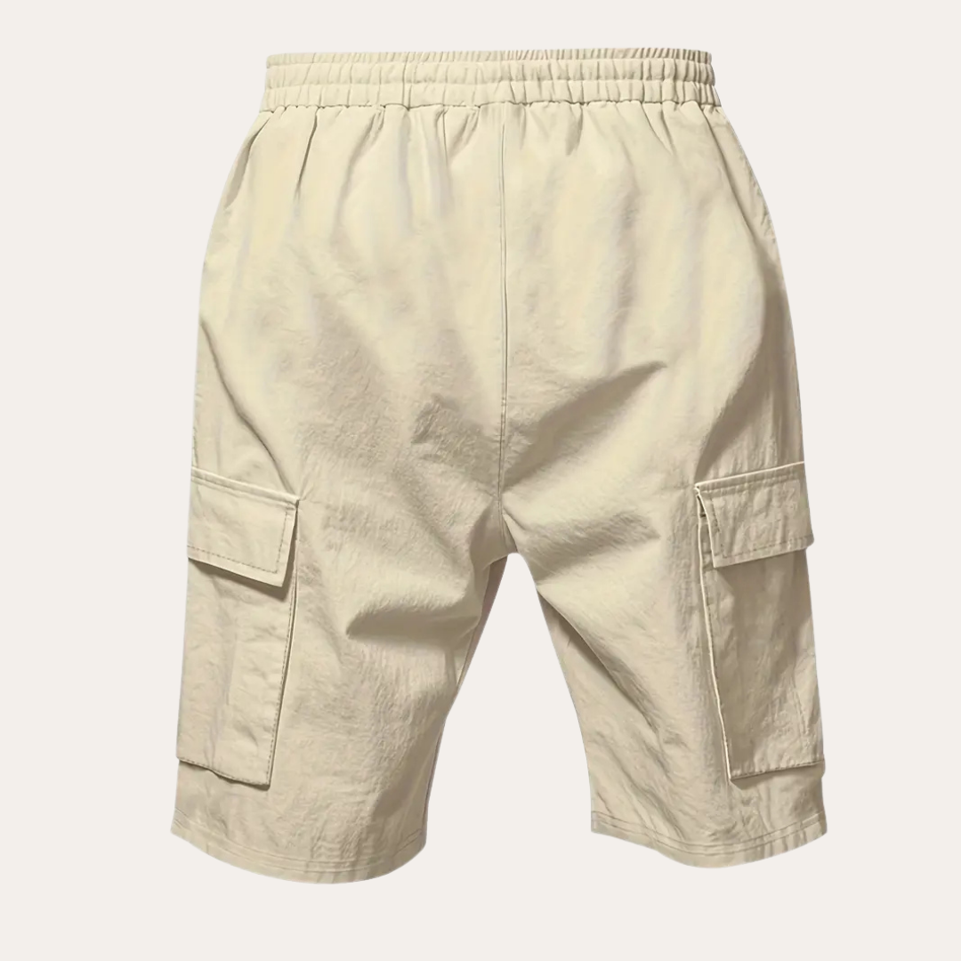 Herren Cargo-Shorts mit Elastischem Bund | Vestea