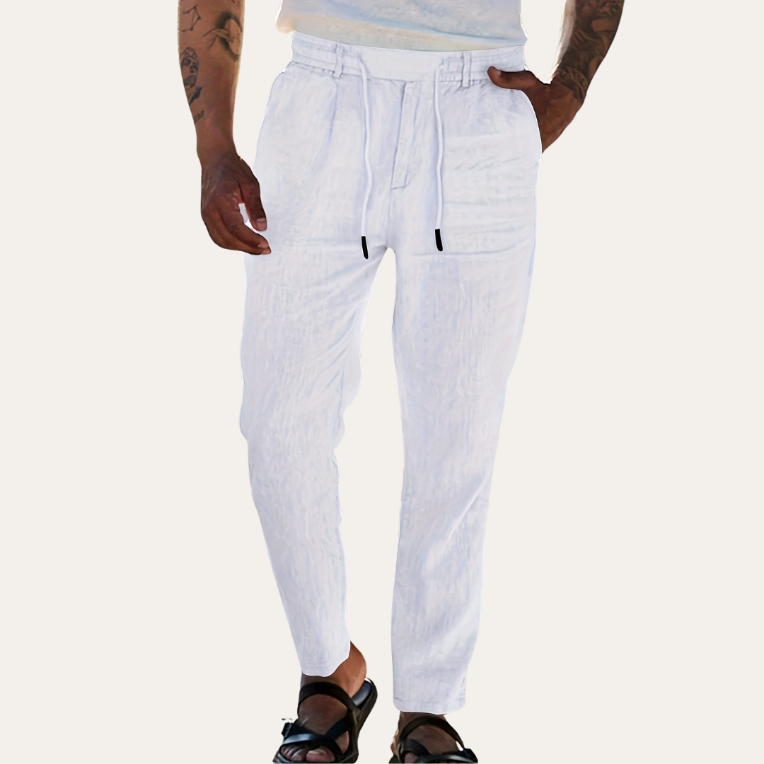 Lässige Herren Leinenhose  Atmungsaktive, bequeme für den Sommer | Vestea