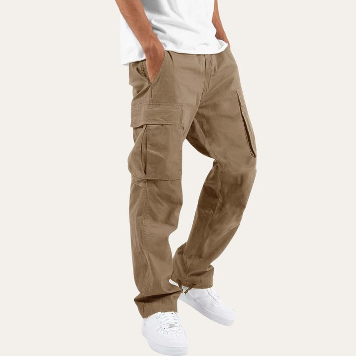 Herren Cargo Hose Baumwolle Freizeit Robust Bequem | Vestea
