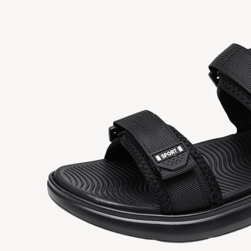 Orthopädische Stoff-Sandale mit verstellbaren Riemen Herren | Vestea