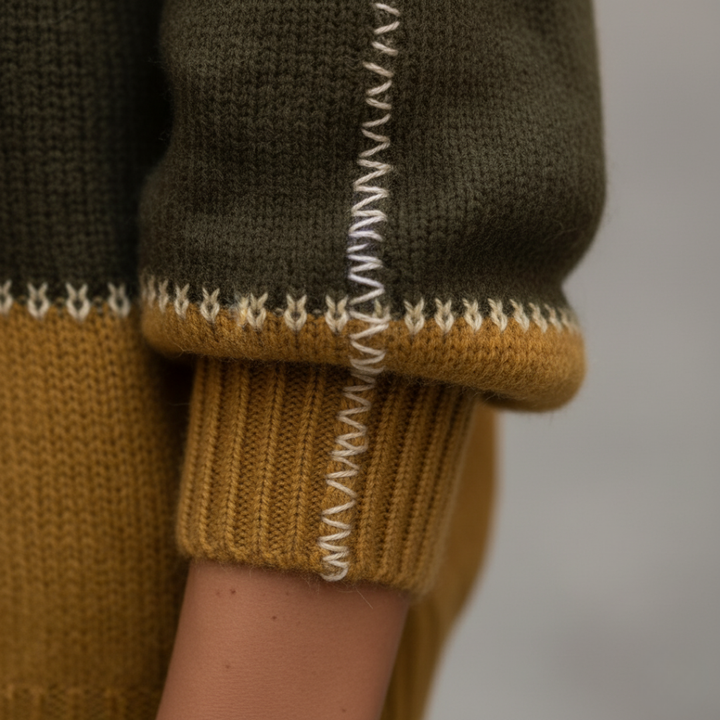 Damen Strickpullover Oversize Rundhals | Vestea