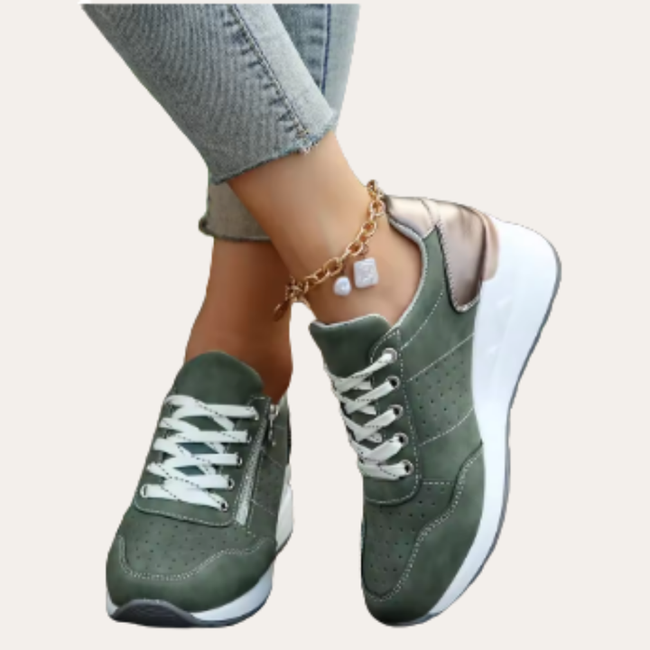 Orthopädische Damen Sneaker mit Keilabsatz | Vestea