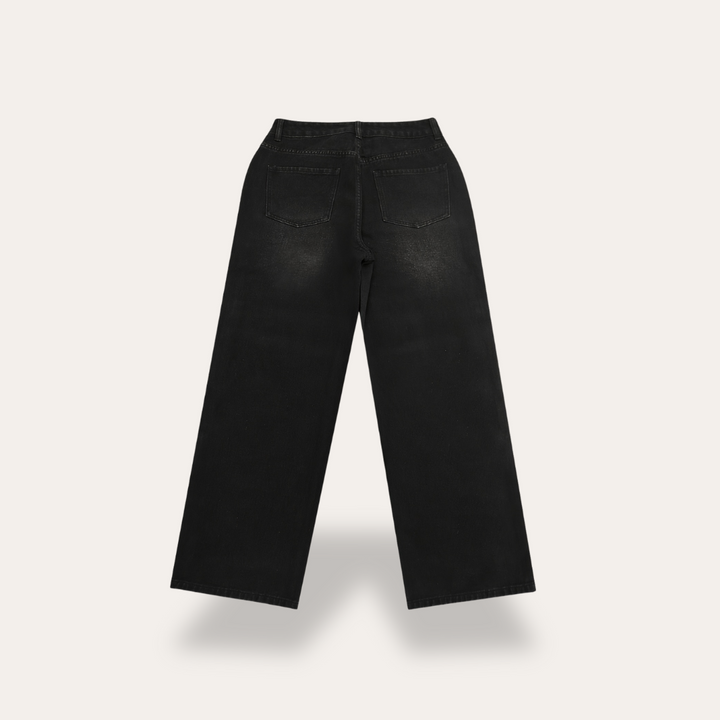 Y2K Weite Denim-Jeans für Damen | Vestea