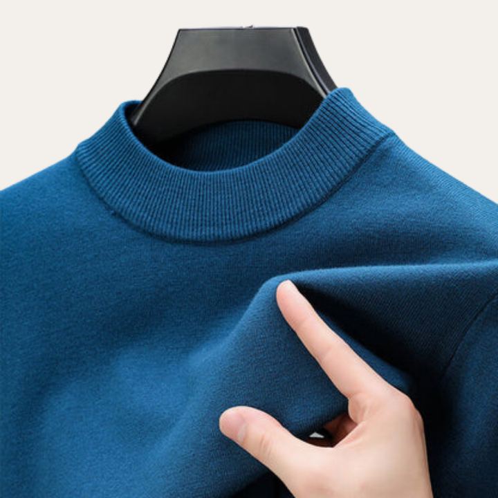 Herren Pullover Rundhals Langarm Basic | Vestea