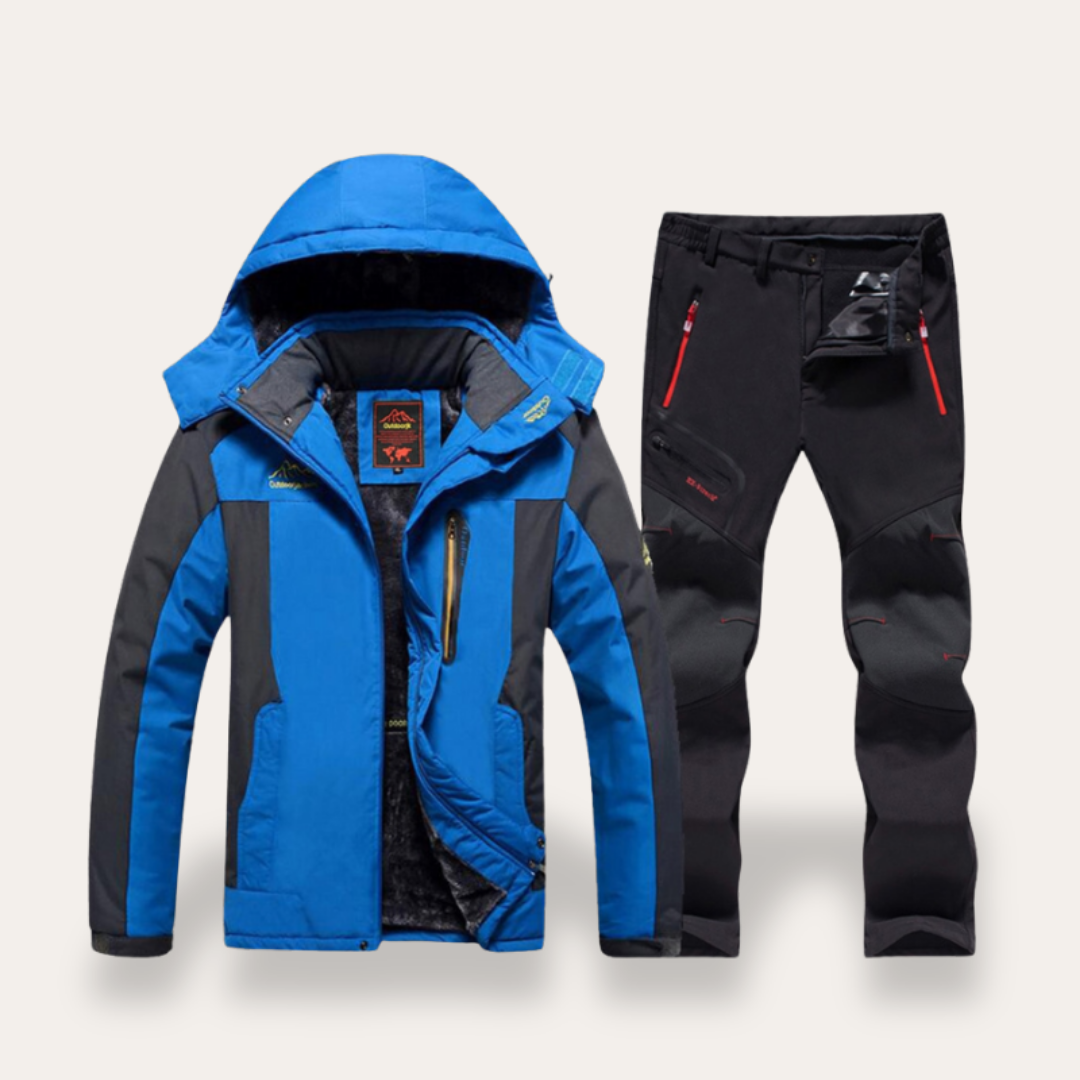 Herren Outdoor Winterjacke & Thermohose Set Funktionskleidung | Vestea