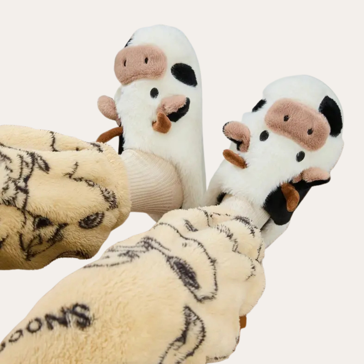 Orthopädische Hausschuhe mit Tiermotiv für Damen | Vestea