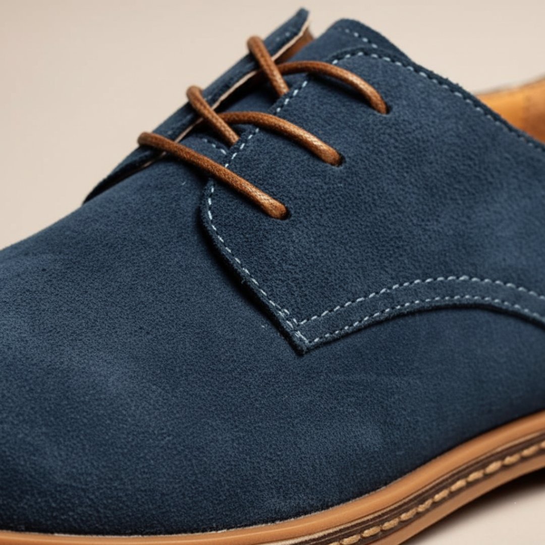 Herren Schnürschuhe mit brauner Sohle | Vestea