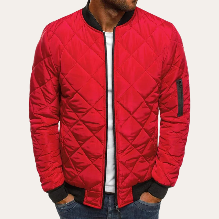 Herren Steppjacke Bomberjacke Leichtjacke Übergangsjacke Reißverschluss | Vestea