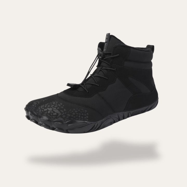 Herren Barfußstiefel orthopedico Winter Kunstleder rutschfest Warmfutter | Vestea