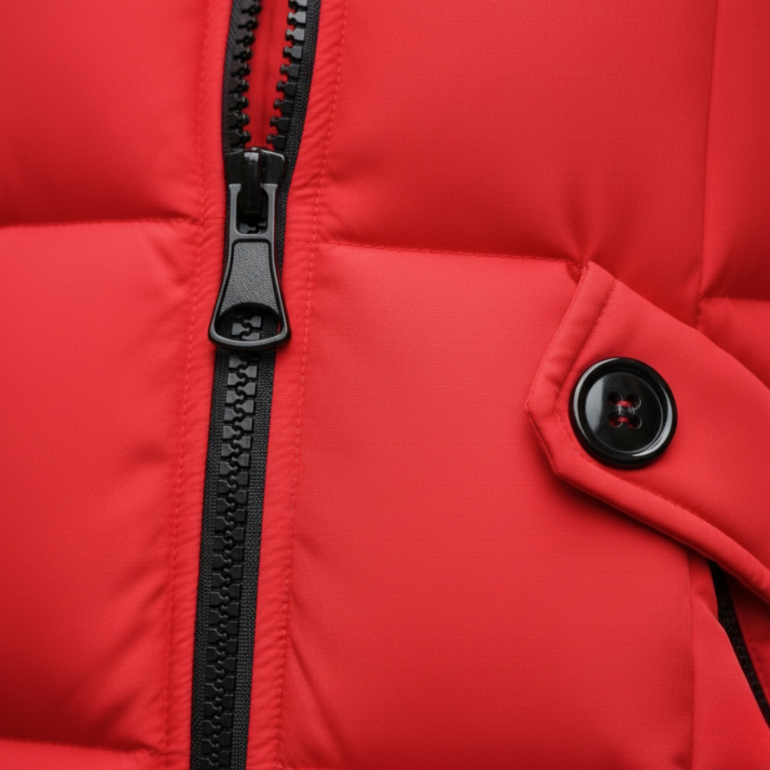 Damen Winter Steppmantel Kapuze Lang | Vestea