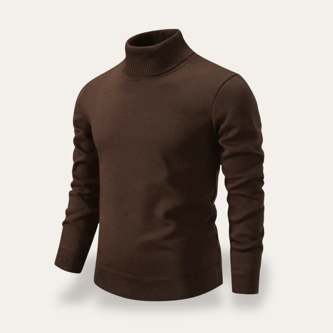 Rollkragenpullover Herren Feinstrick Winter Langarm | Vestea
