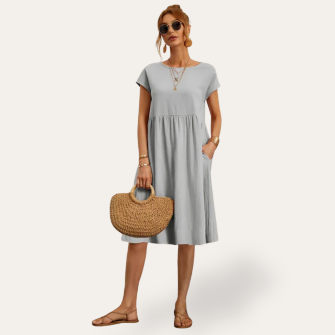 Damen Sommerkleid mit Taschen | Vestea