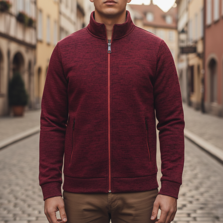 Bequeme Herren-Sportjacke mit Reißverschluss | Vestea