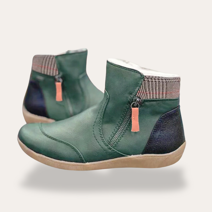 Damen Orthopädische Stiefeletten mit Reißverschluss | Vestea