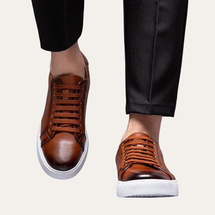 Herrensneaker Orthopedico Leder Komfort | Vestea