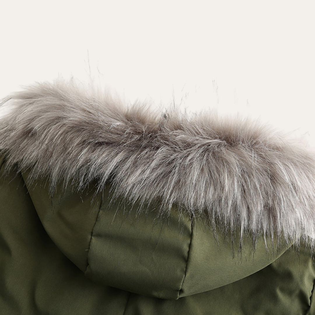 Damen Winterparka mit Fellkragen | Vestea