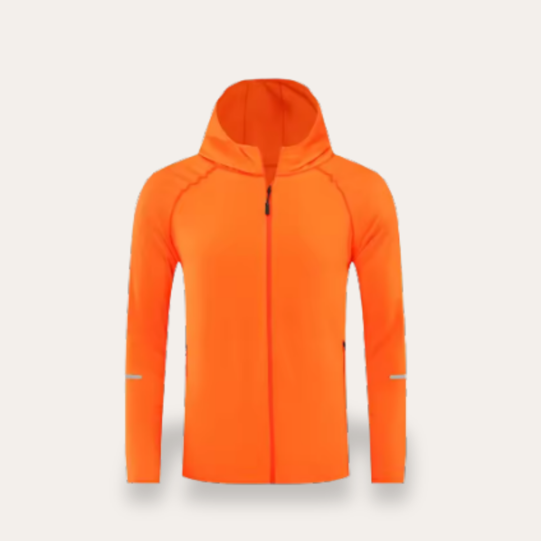 Unisex Laufjacke mit Kapuze Atmungsaktiv Leichtgewicht | Vestea