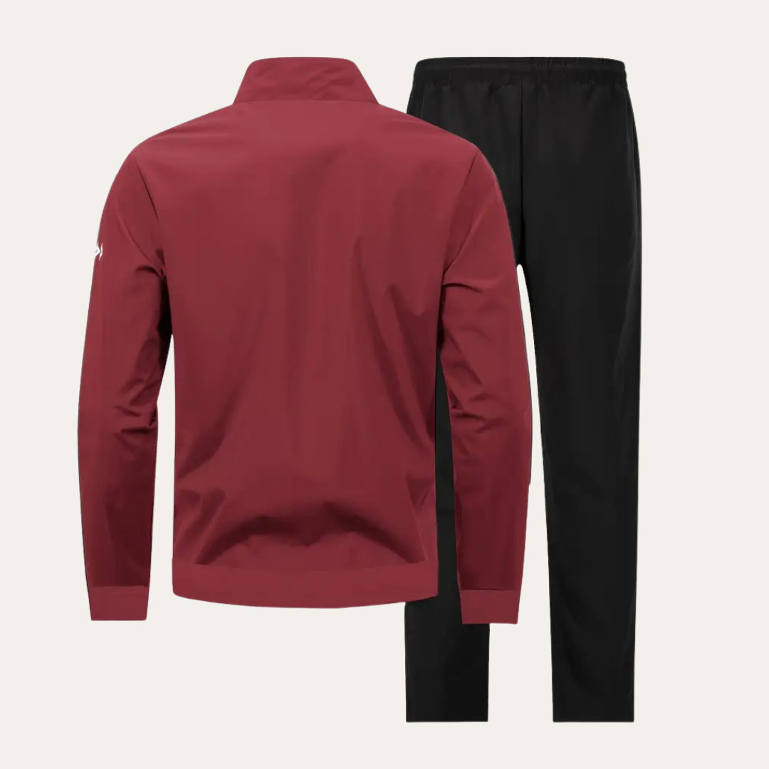 Sportliches Set für Herren Windbreaker Jacke und Jogginghose aus leichtem Material | Vestea