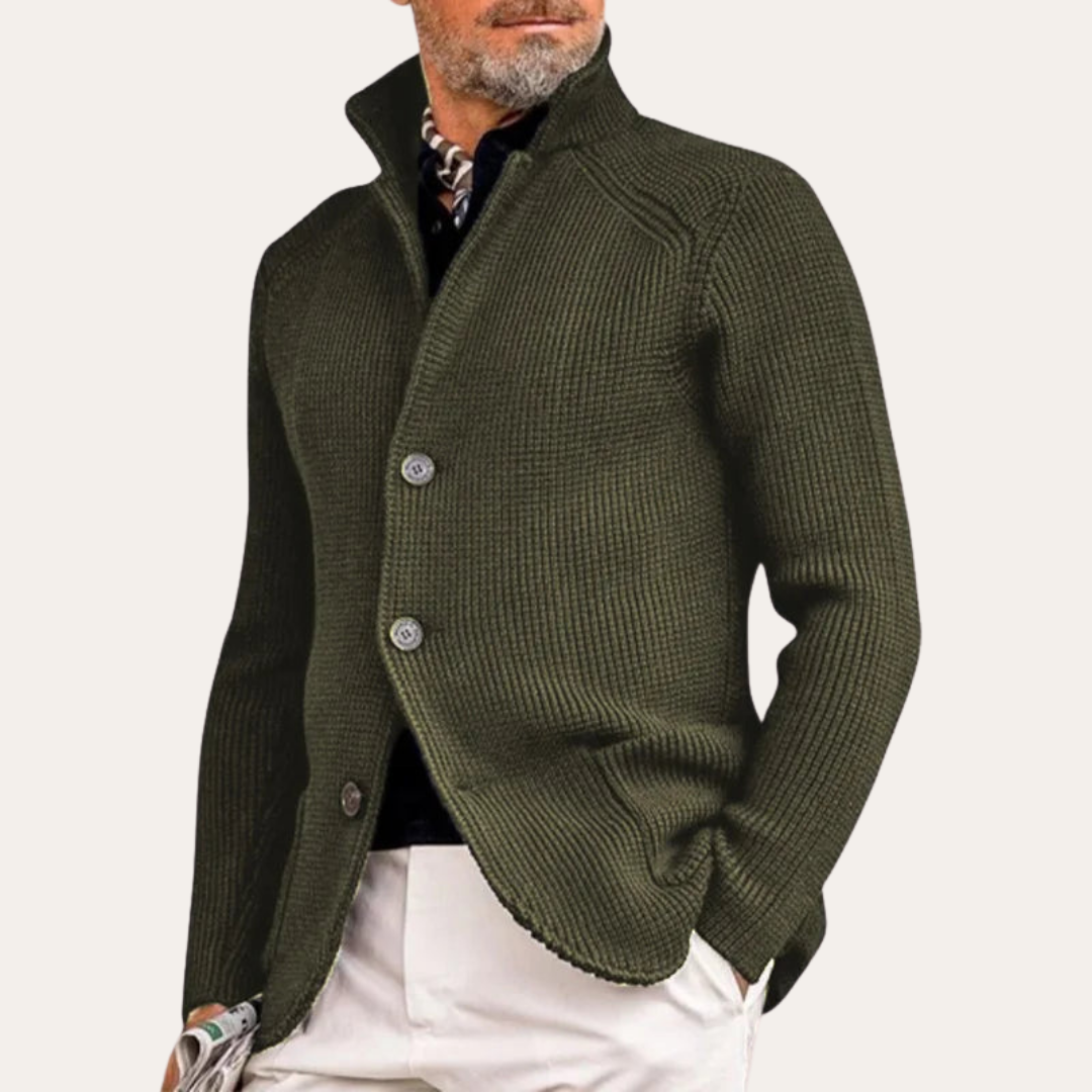 Herren Strickjacke mit Knopfleiste | Vestea