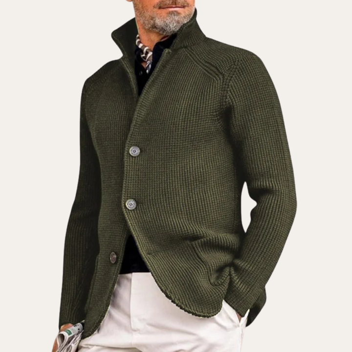 Herren Strickjacke mit Knopfleiste | Vestea