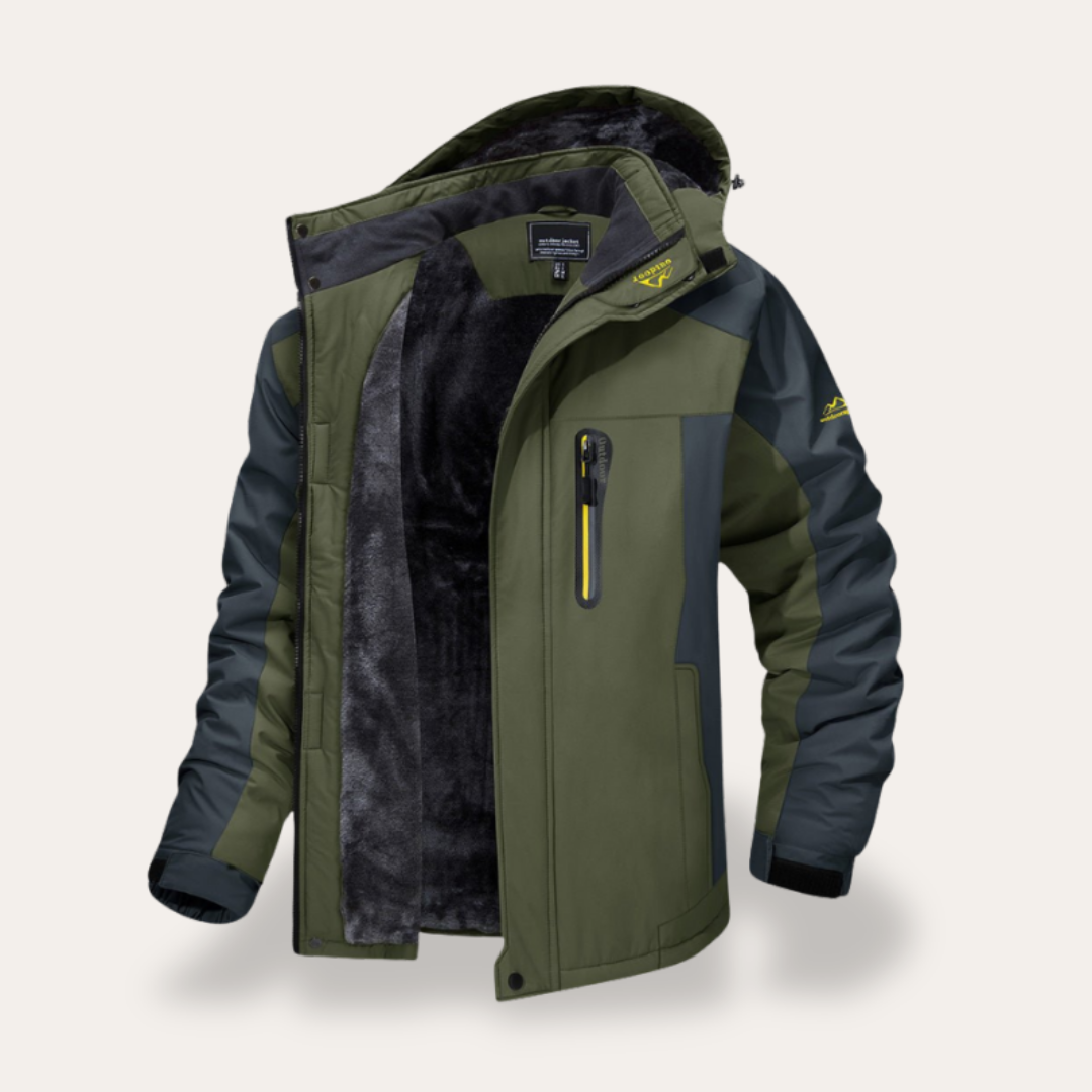 Herren Wasserdichte Softshell Jacke Fleece Futter | Vestea
