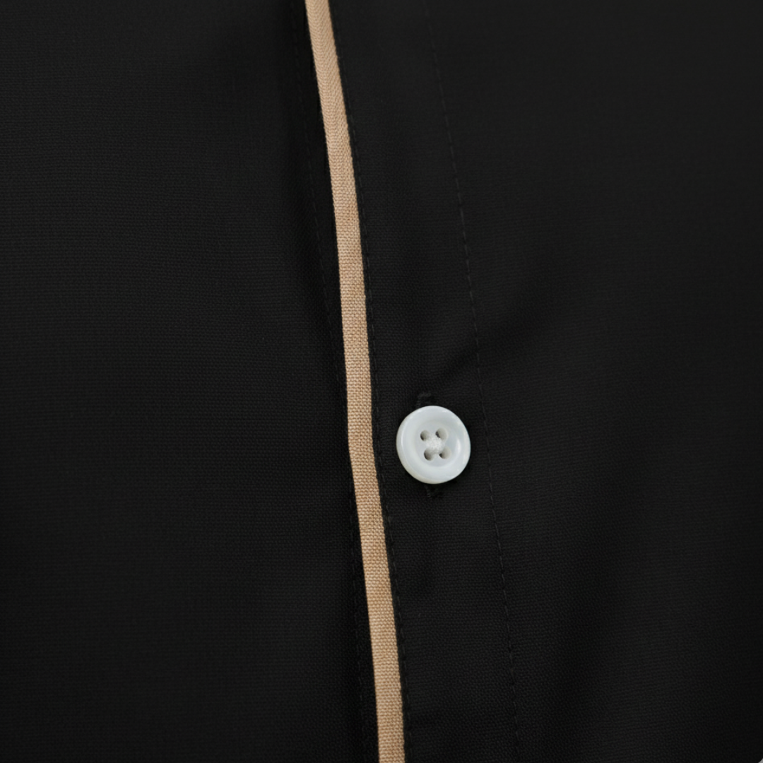 Men's Slim-Fit Short-Sleeve Shirt Polyester | Vestea