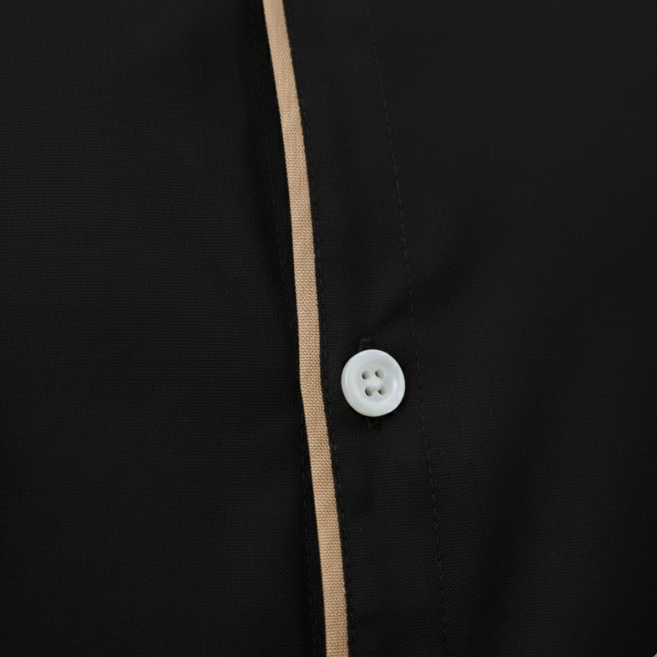 Men's Slim-Fit Short-Sleeve Shirt Polyester | Vestea