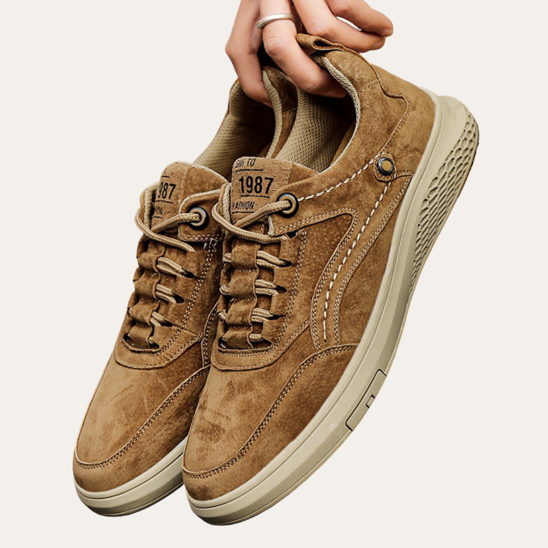 Herren Scarpe Ortopediche Sneaker Wildleder | Vestea
