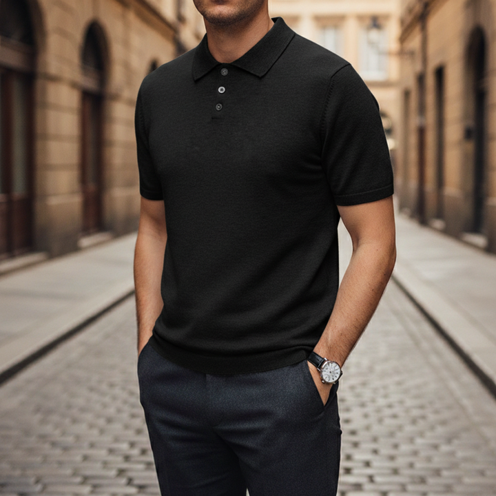 Men’s Knit Polo Shirt