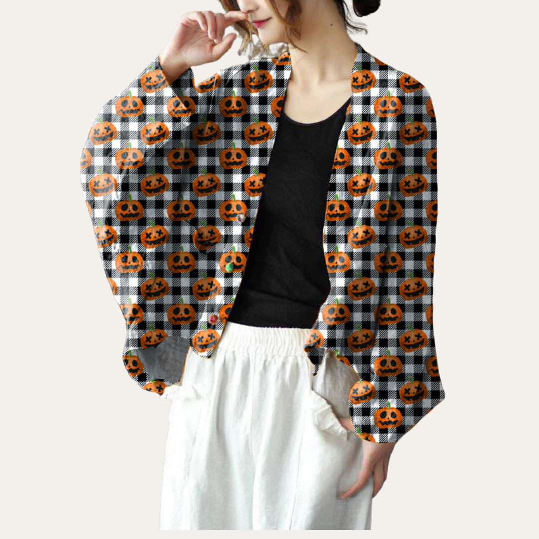 Damen Leinen Bluse Kimono Style Oversize Cardigan Langarm Jacke | Vestea