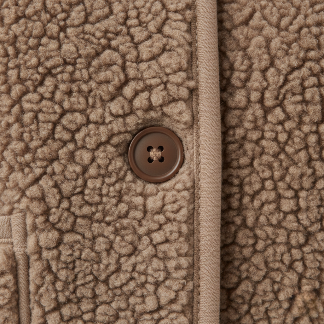 Damen Fleece Weste mit Knopfverschluss | Vestea