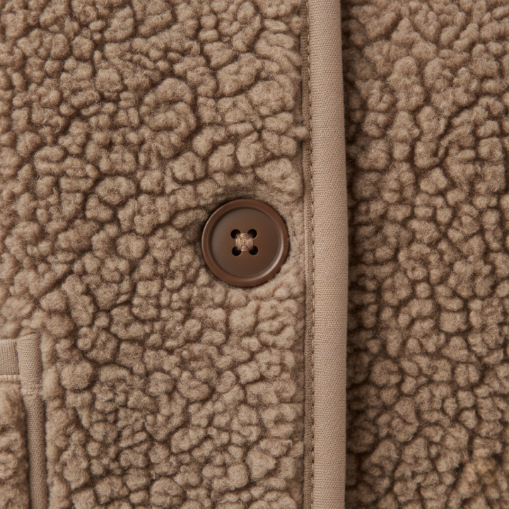 Damen Fleece Weste mit Knopfverschluss | Vestea