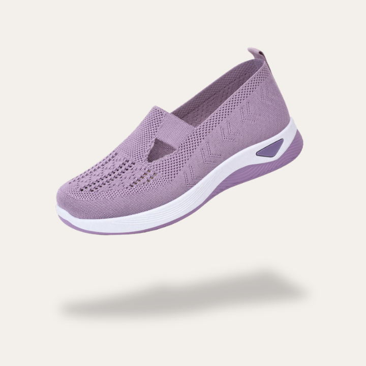Orthopädische Damen Slip-On Komfortschuhe mit Keilsohle | Vestea