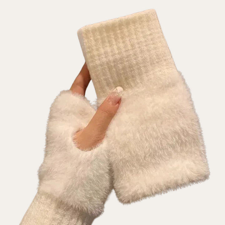Damen Fleece-Handschuhe ohne Finger | Vestea