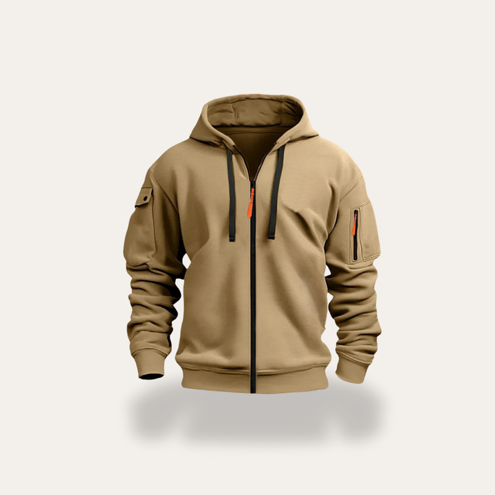Herren Kapuzenjacke Sweatjacke mit Reißverschluss | Vestea
