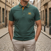 Men Embroidered Short Sleeve Polo Shirt