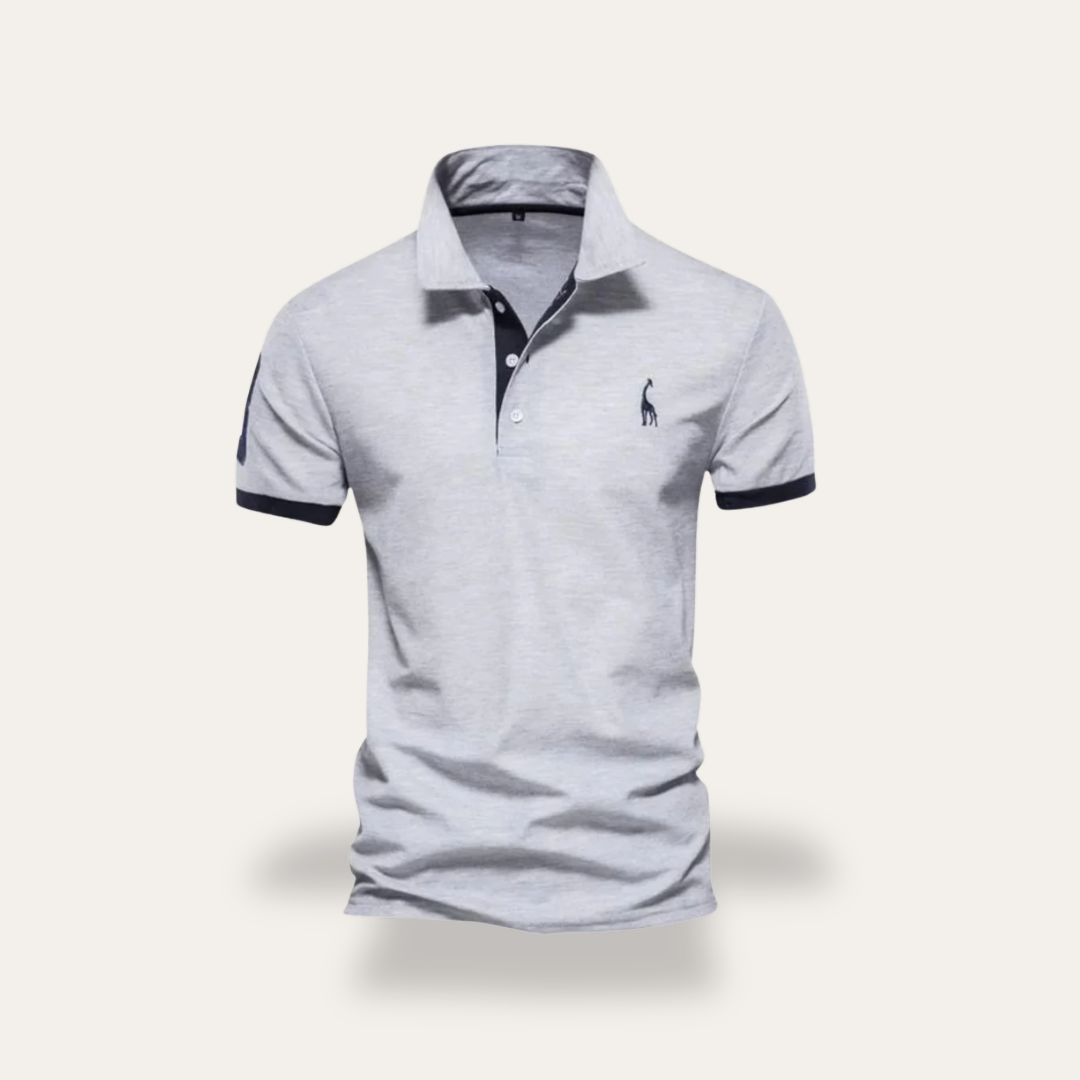 Herren Poloshirt Baumwolle Freizeit Kurzarm Shirt Slim Fit Kragen | Vestea