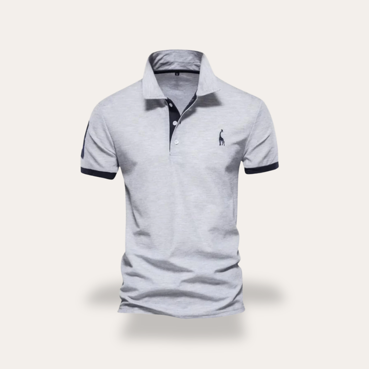 Herren Poloshirt Baumwolle Freizeit Kurzarm Shirt Slim Fit Kragen | Vestea