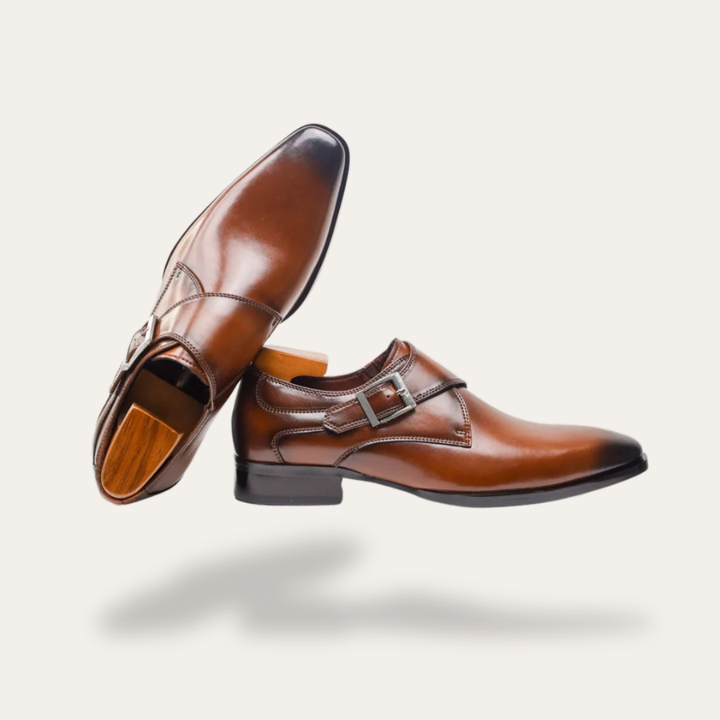Orthopädische Schuhe für Herren mit Schnalle | Vestea