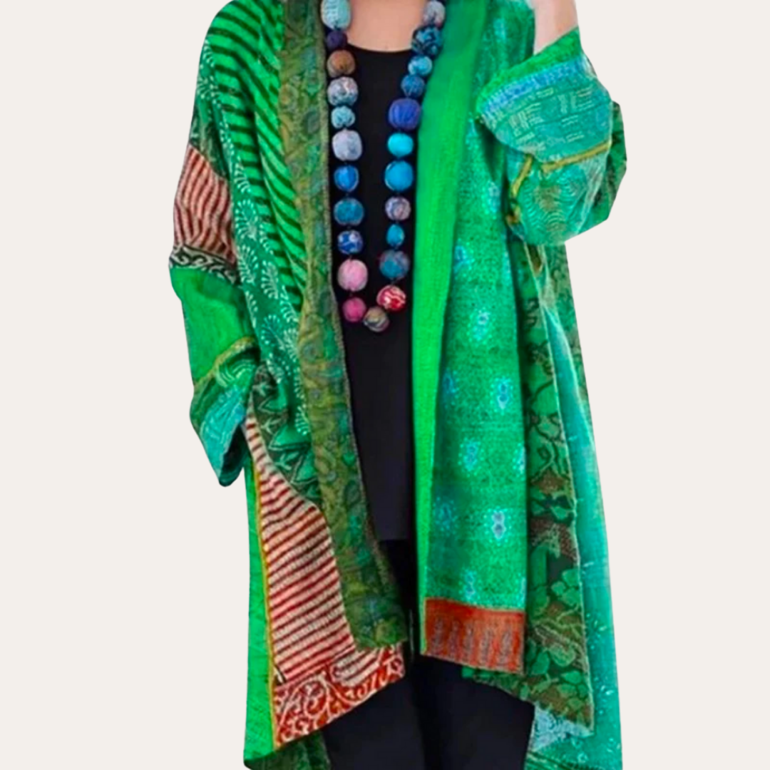Damen Boho Kimono Cardigan mit Muster | Vestea