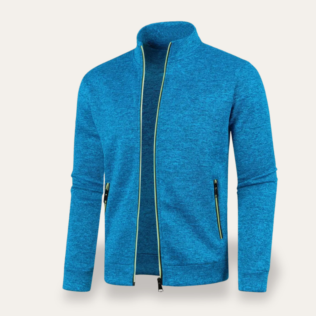 Atmungsaktiven Sportlichen Zip-Jacke für Herren | Vestea