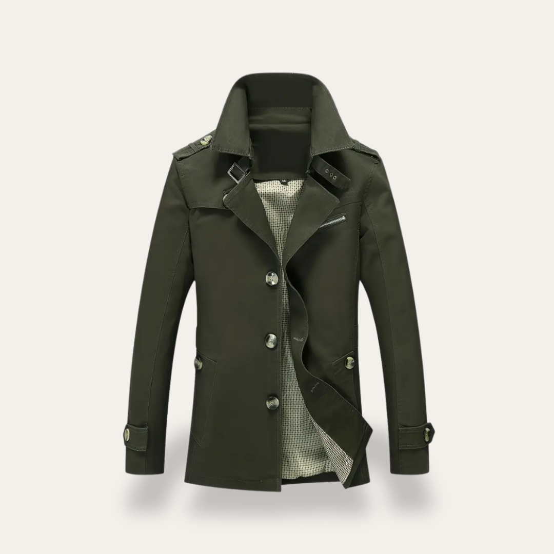 Herren Mantel Baumwolle Übergangsjacke | Vestea