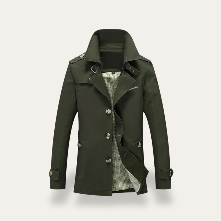 Herren Mantel Baumwolle Übergangsjacke | Vestea