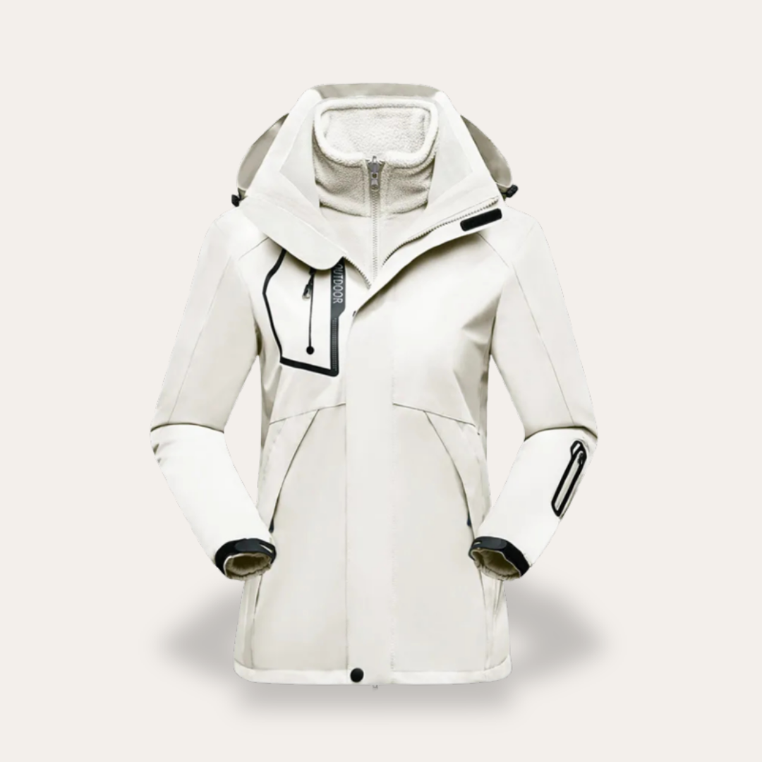 Damen Softshelljacke mit Fleecefutter Wasserdicht Winddicht | Vestea