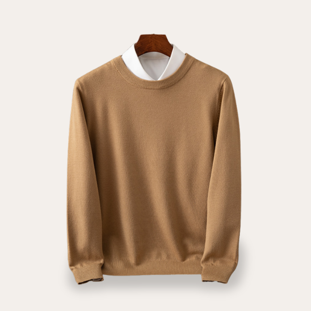 Herren Strickpullover Rundhalsausschnitt Langarm | Vestea