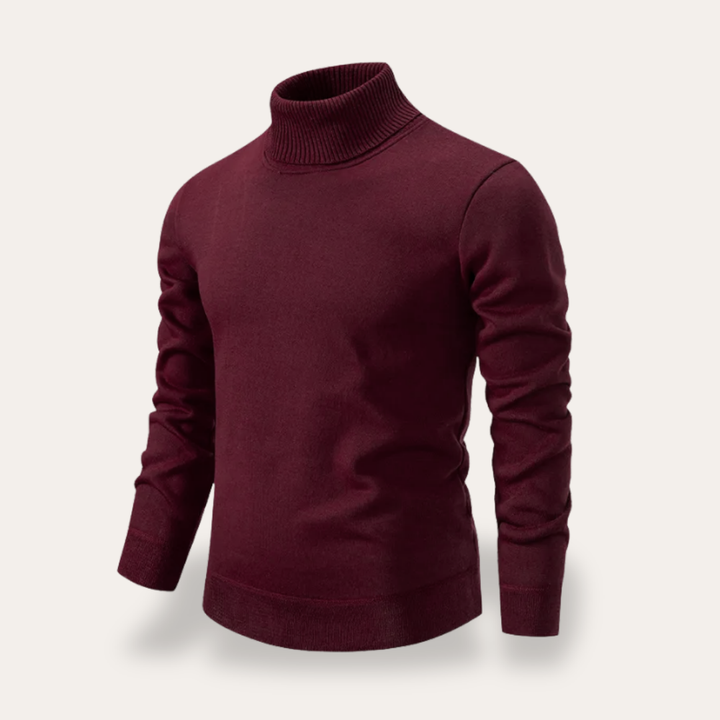 Herren Rollkragenpullover Feinstrick Pullover | Vestea