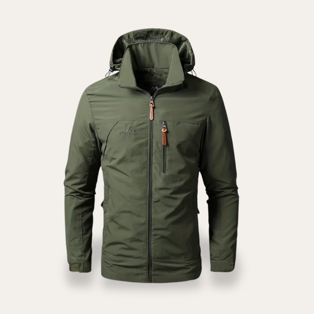 Herren Outdoorjacke Wasserdicht Atmungsaktiv Winddicht Leicht | Vestea