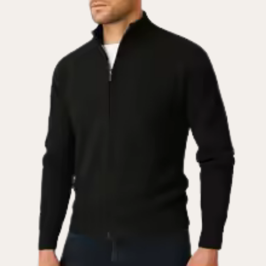 Herren Strickjacke mit Reißverschluss Komfort | Vestea